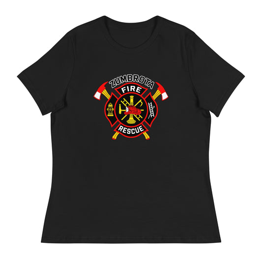 Performance | Women's Relaxed T Shirt | Zumbrota Fire Department | Vanguard Logo
