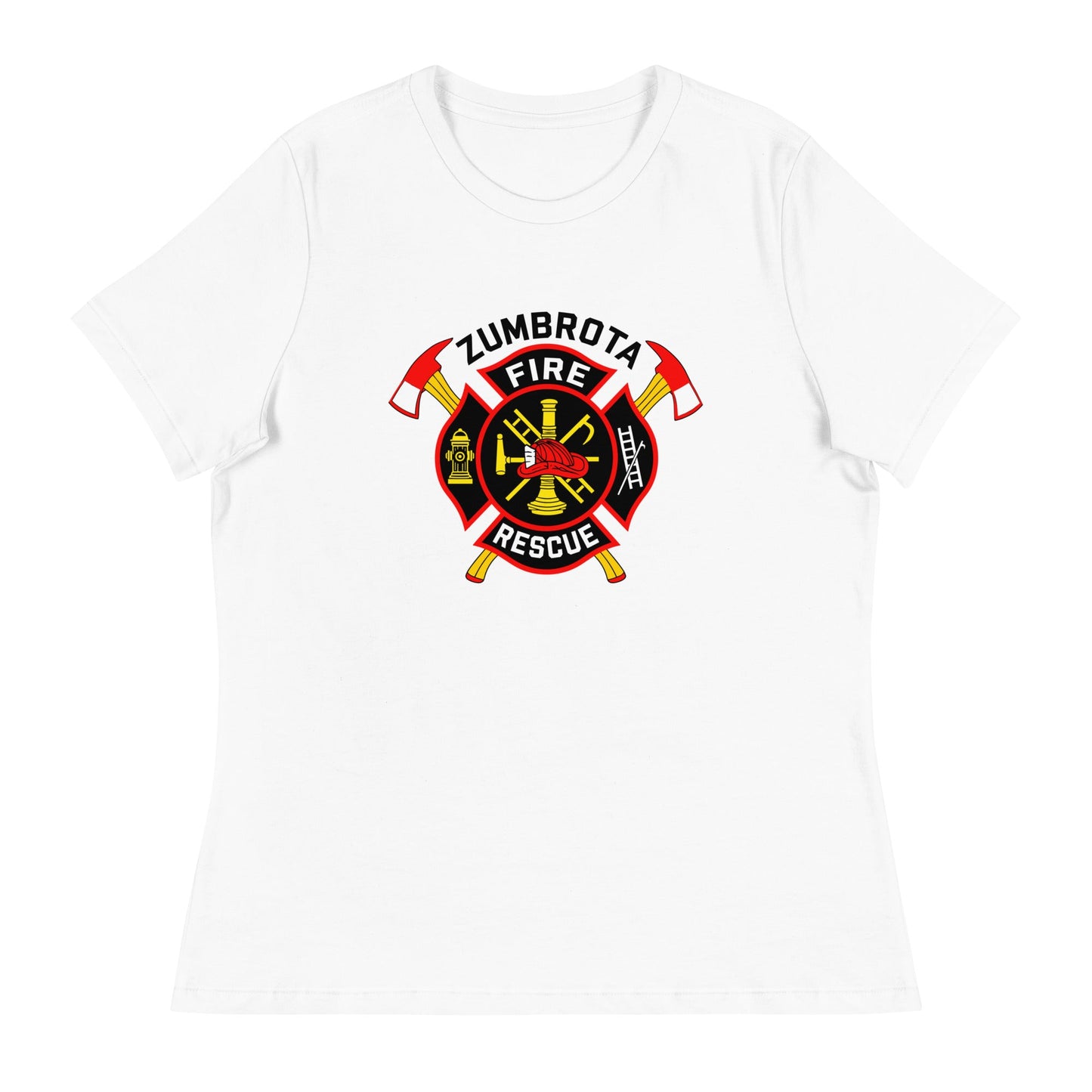 Performance | Women's Relaxed T Shirt | Zumbrota Fire Department | Vanguard Logo