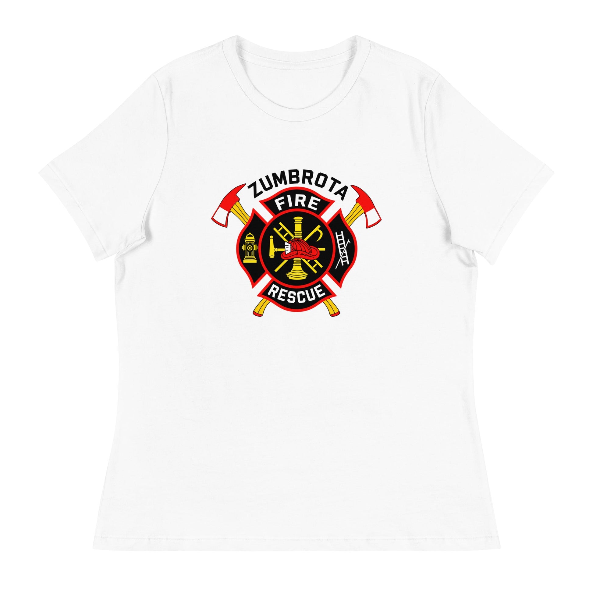 Performance | Women's Relaxed T Shirt | Zumbrota Fire Department | Vanguard Logo