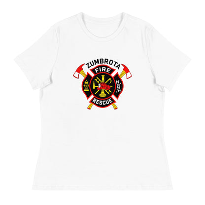 Performance | Women's Relaxed T Shirt | Zumbrota Fire Department | Vanguard Logo
