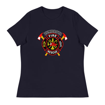 Performance | Women's Relaxed T Shirt | Zumbrota Fire Department | Vanguard Logo