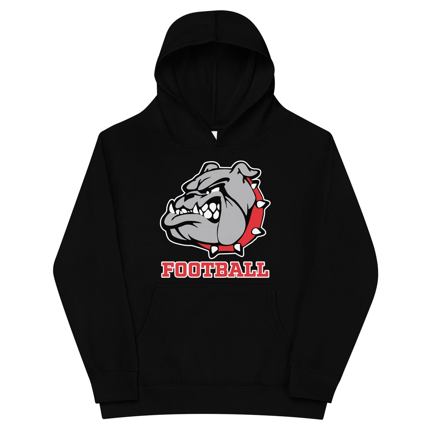 Performance | Youth Hoodie | 6th Grade Bulldogs Team | Football Logo