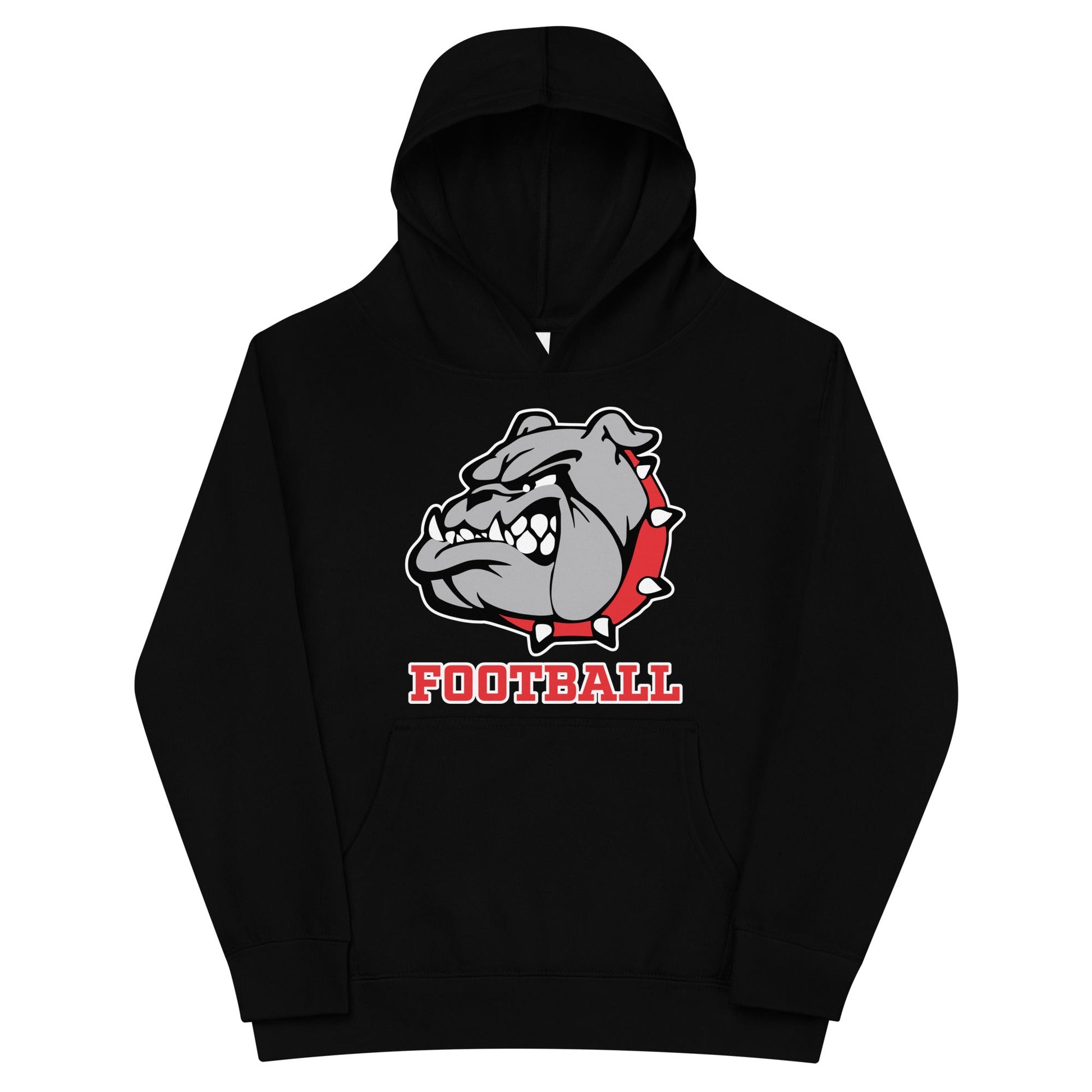 Performance | Youth Hoodie | 6th Grade Bulldogs Team | Football Logo