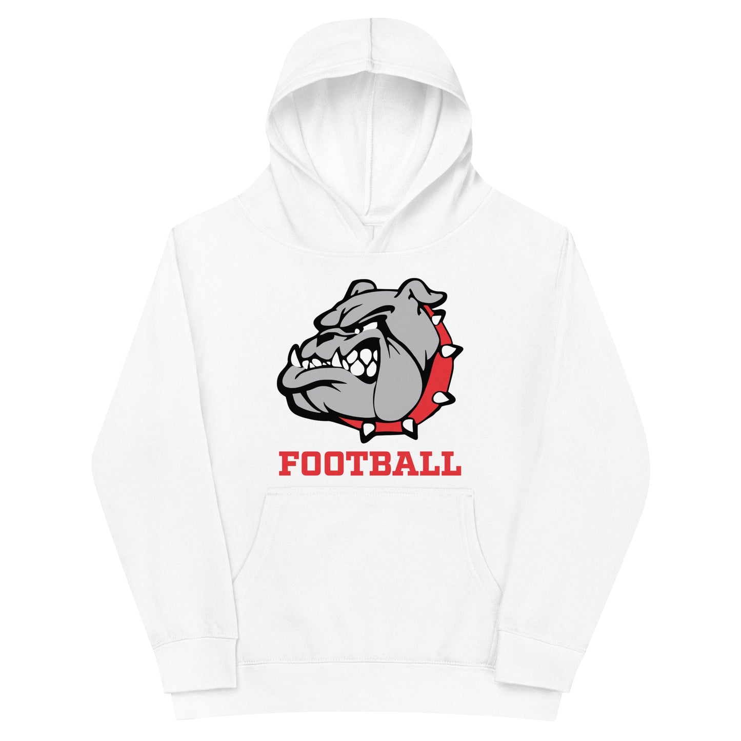 Performance | Youth Hoodie | 6th Grade Bulldogs Team | Football Logo
