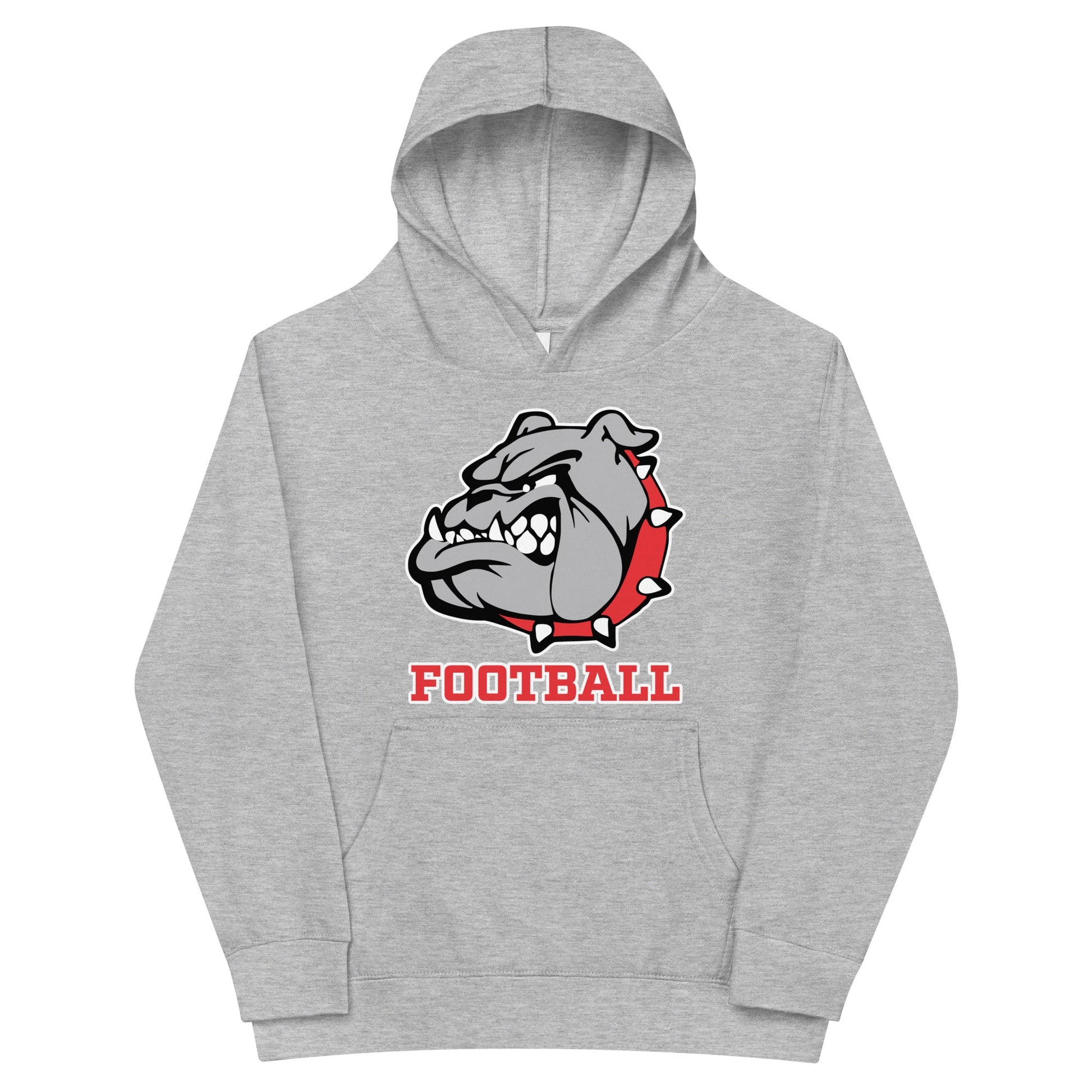 Performance | Youth Hoodie | 6th Grade Bulldogs Team | Football Logo