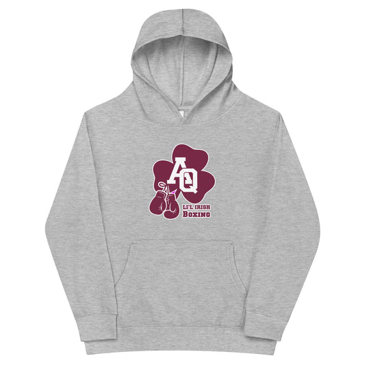 Performance | Youth Hoodie | Aquinas Li’l Irish Boxing | AQ Shamrock Logo