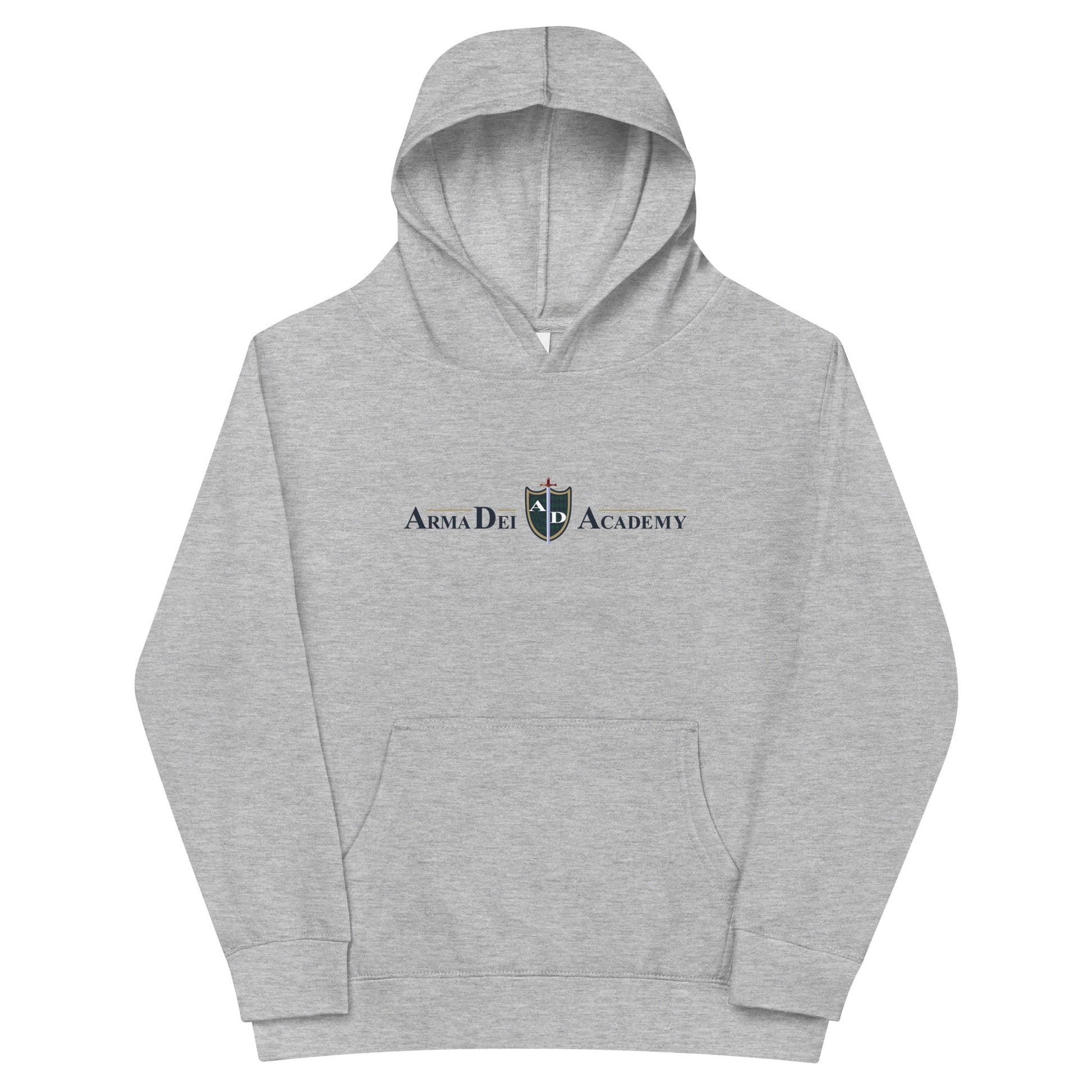 Performance | Youth Hoodie | Arma Dei Academy | Text Shield Logo