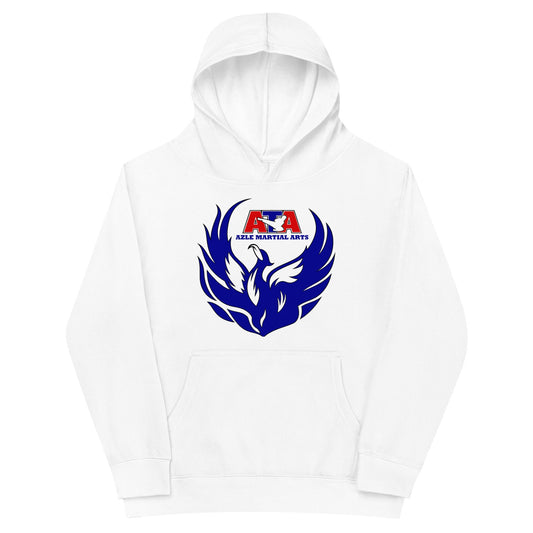 Performance | Youth Hoodie | Azle Martial Arts | Blue Fire Crest Logo