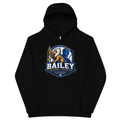 Performance | Youth Hoodie | Bailey Baseball Academy | Shield Logo