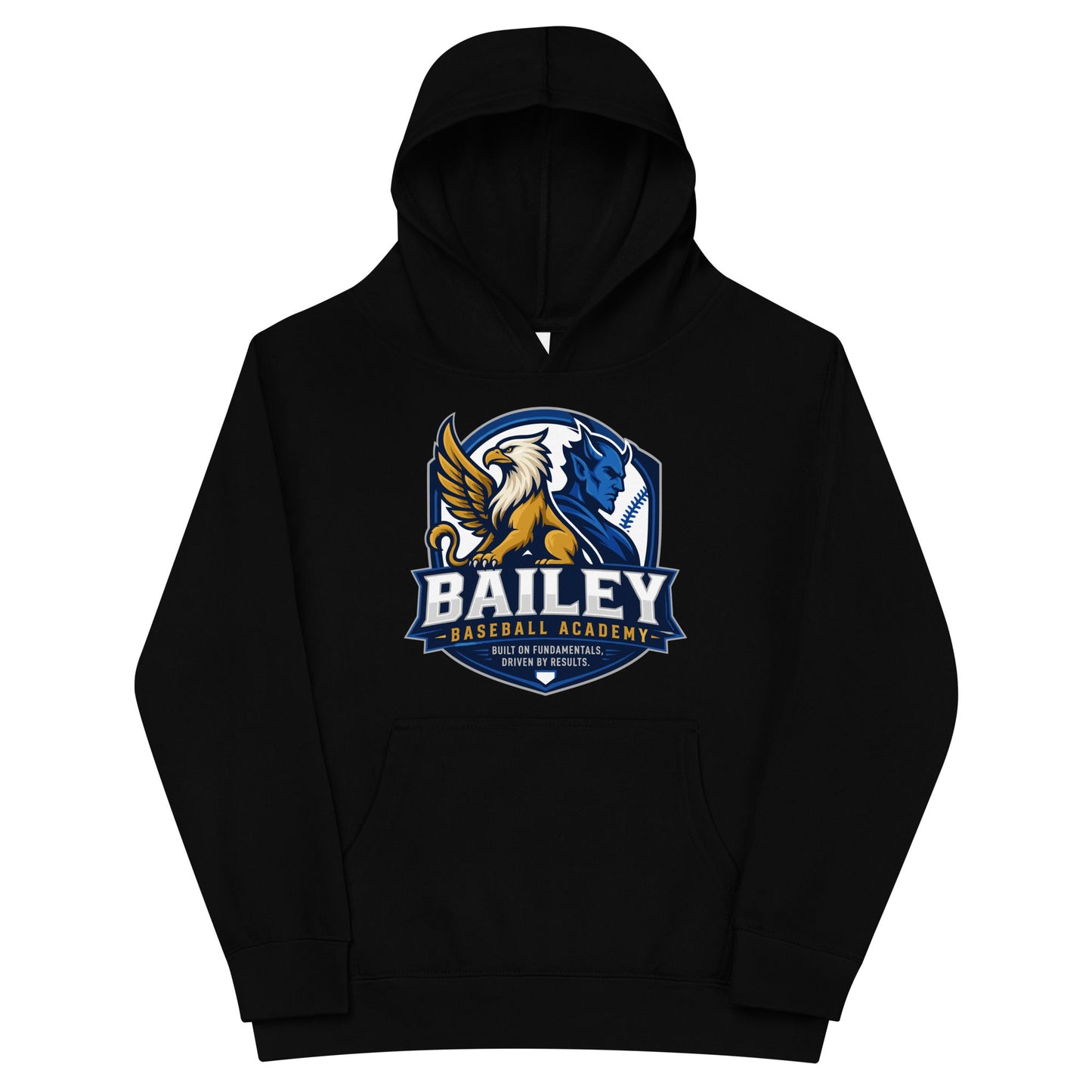Performance | Youth Hoodie | Bailey Baseball Academy | Shield Logo