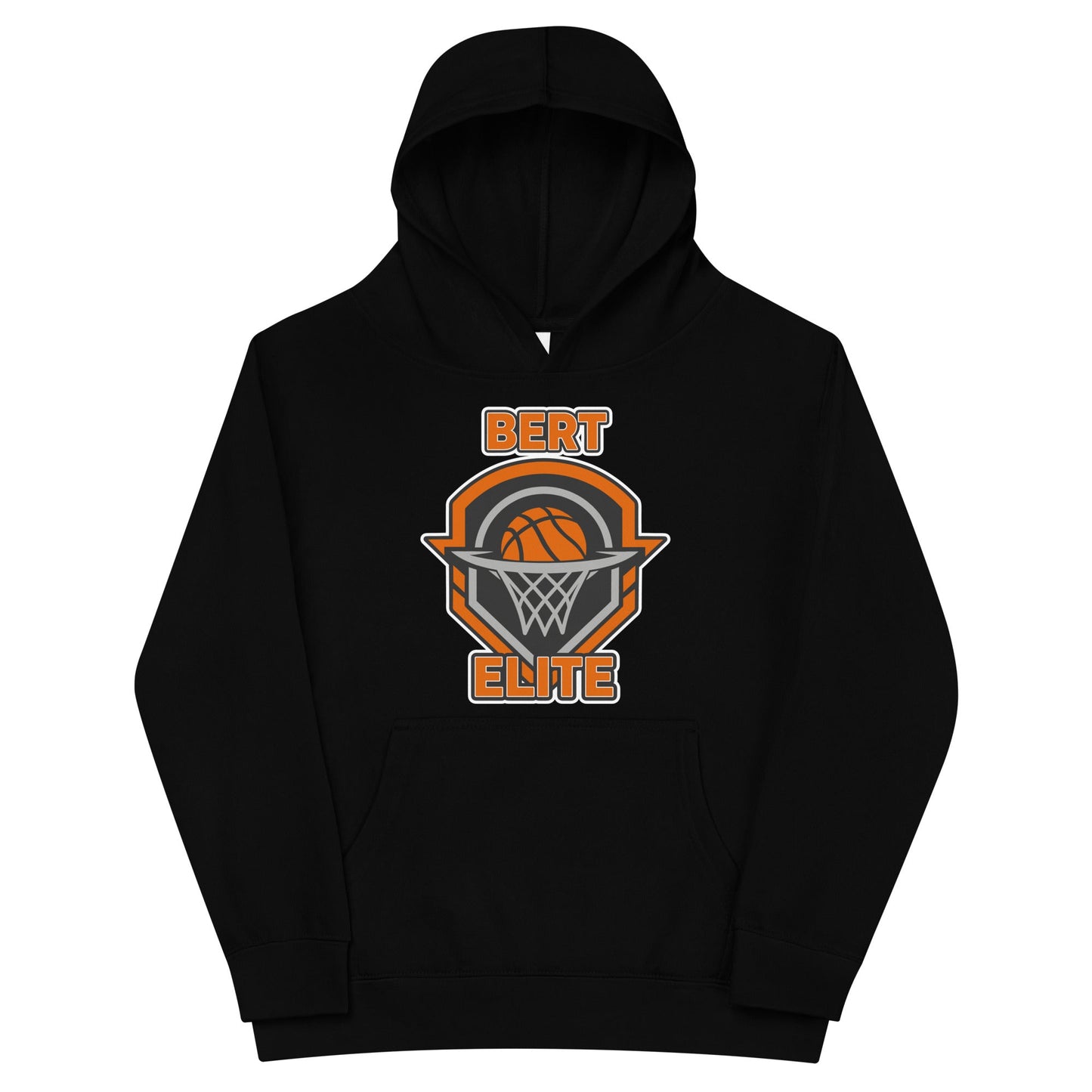 Performance | Youth Hoodie | Bert Elite AAU | Hoop Badge Logo