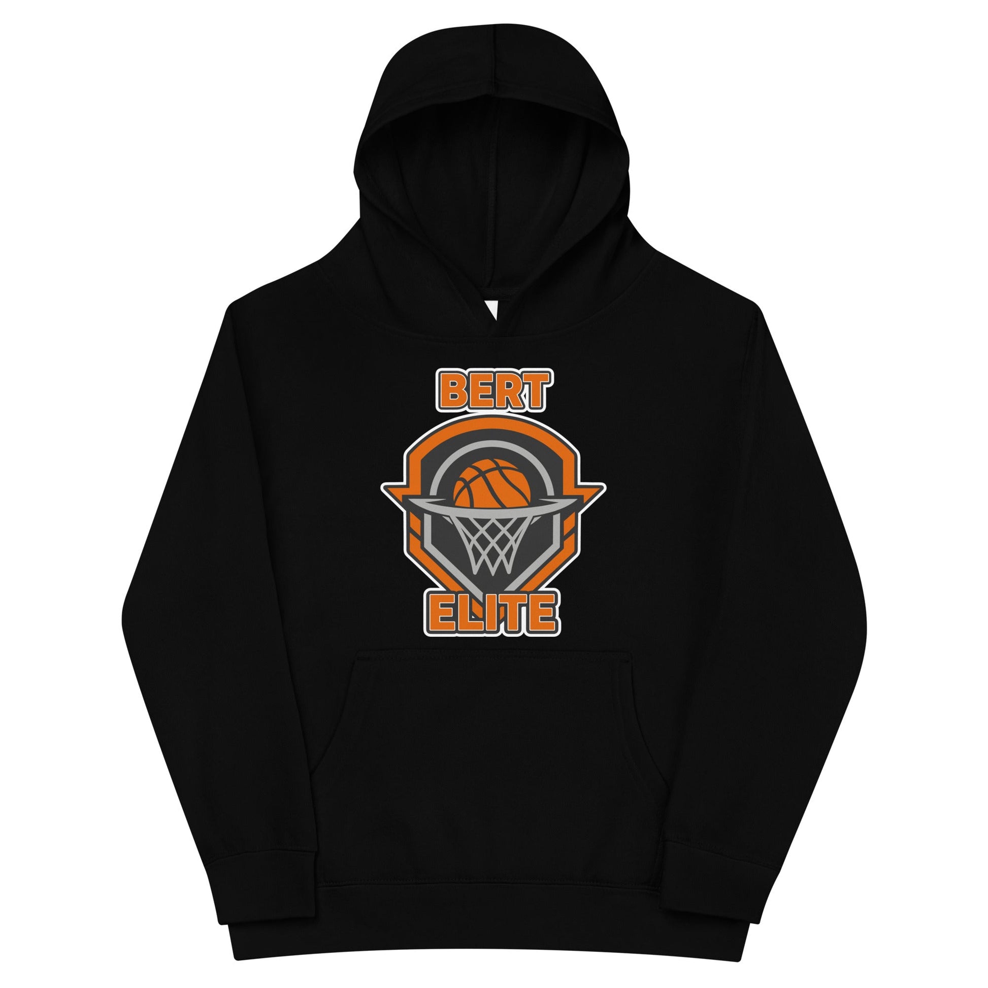 Performance | Youth Hoodie | Bert Elite AAU | Hoop Badge Logo