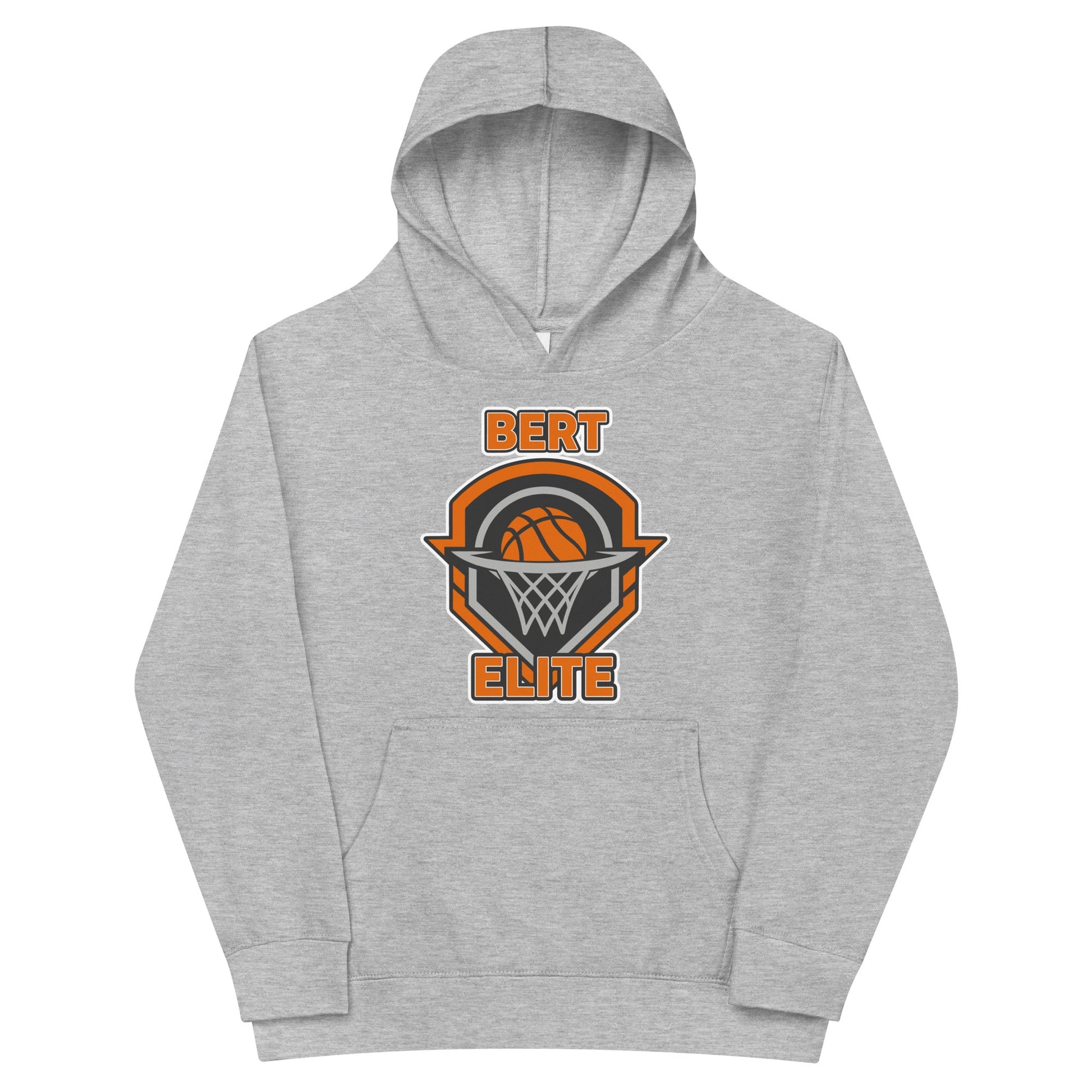 Performance | Youth Hoodie | Bert Elite AAU | Hoop Badge Logo