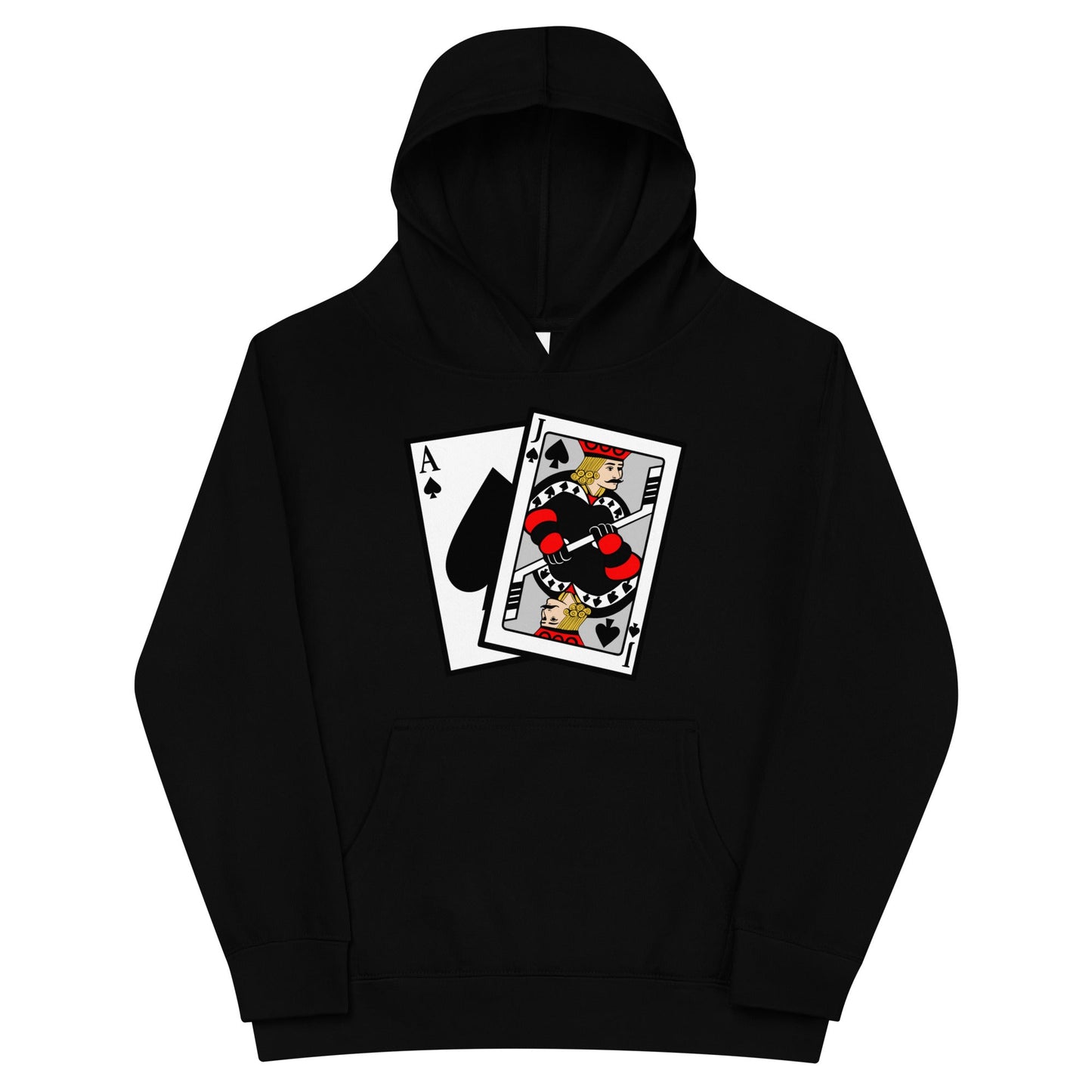 Performance | Youth Hoodie | Blackjack’s Roller Hockey | Royal Spade Crest Logo