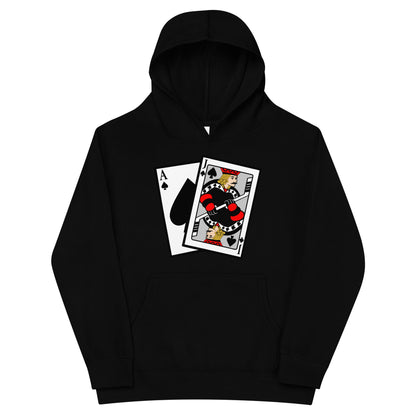 Performance | Youth Hoodie | Blackjack’s Roller Hockey | Royal Spade Crest Logo