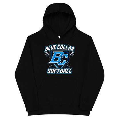 Performance | Youth Hoodie | Blue Collar Softball 2034 | Shield Logo