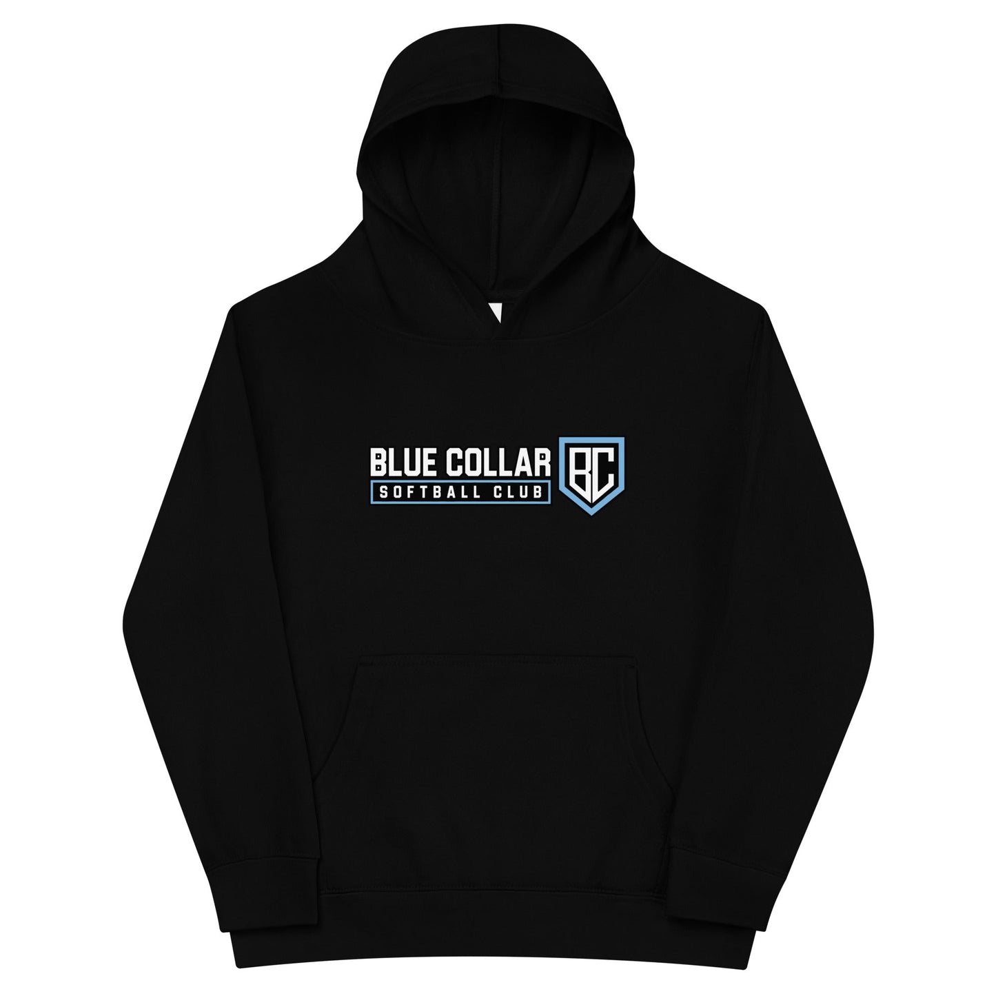 Performance | Youth Hoodie | Blue Collar Softball 2034 | Vanguard Logo