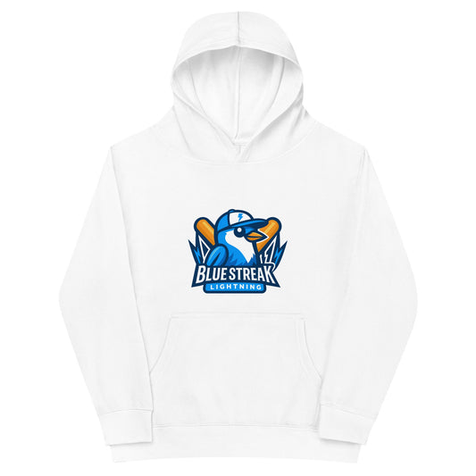 Performance | Youth Hoodie | Blue Streak Lightning | Mascot Logo