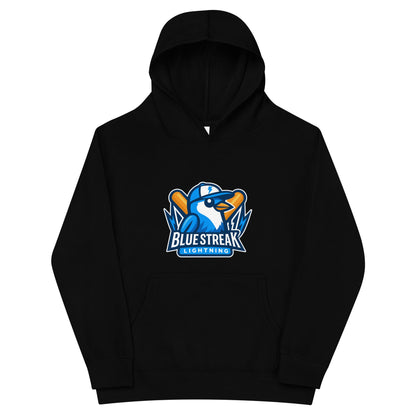Performance | Youth Hoodie | Blue Streak Lightning | Mascot Logo