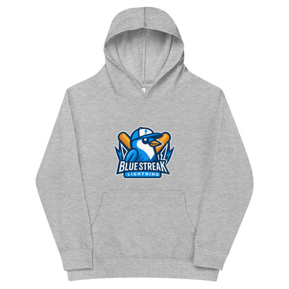 Performance | Youth Hoodie | Blue Streak Lightning | Mascot Logo