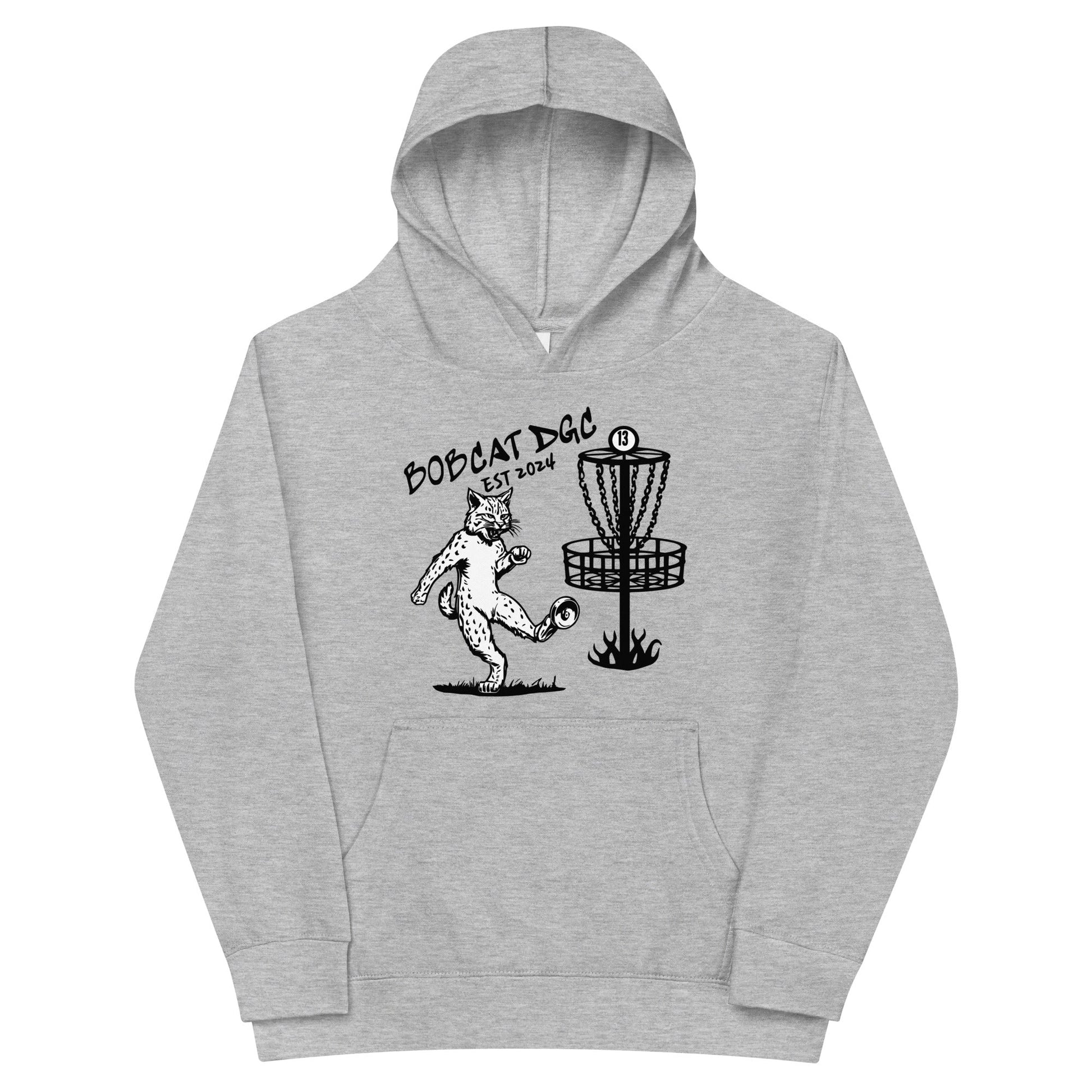 Performance | Youth Hoodie | Bobcat DGC | Predator Disc Golf Logo