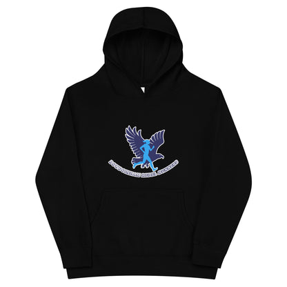 Performance | Youth Hoodie | Bowdoinham Rebel Runners | Aerial Runner Emblem Logo