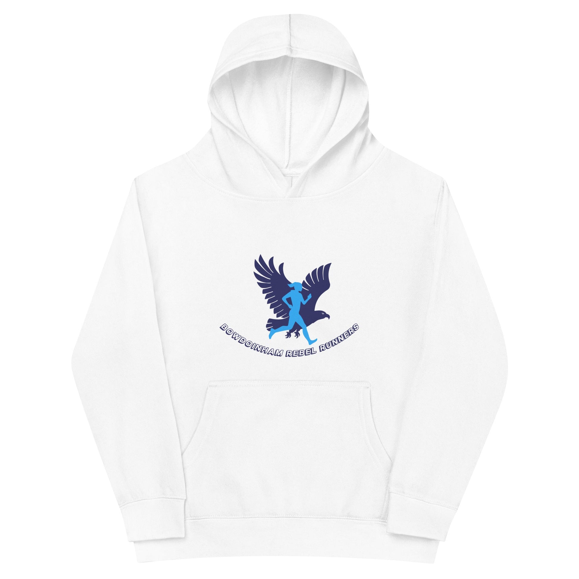 Performance | Youth Hoodie | Bowdoinham Rebel Runners | Aerial Runner Emblem Logo
