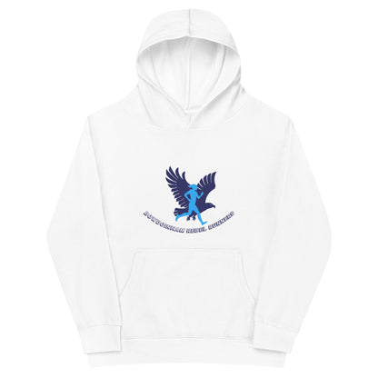 Performance | Youth Hoodie | Bowdoinham Rebel Runners | Aerial Runner Emblem Logo
