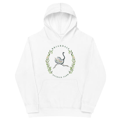 Performance | Youth Hoodie | Briardale Ostrich Farm | Crest Logo