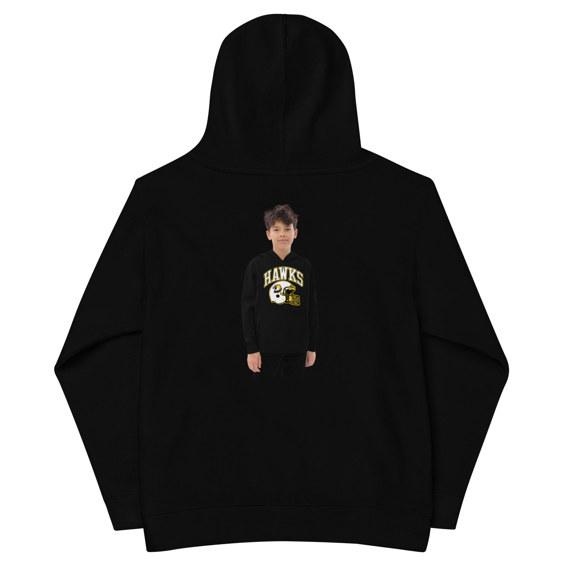 Performance | Youth Hoodie | Cardinal Ohara Hawks | Football Helmet Logo
