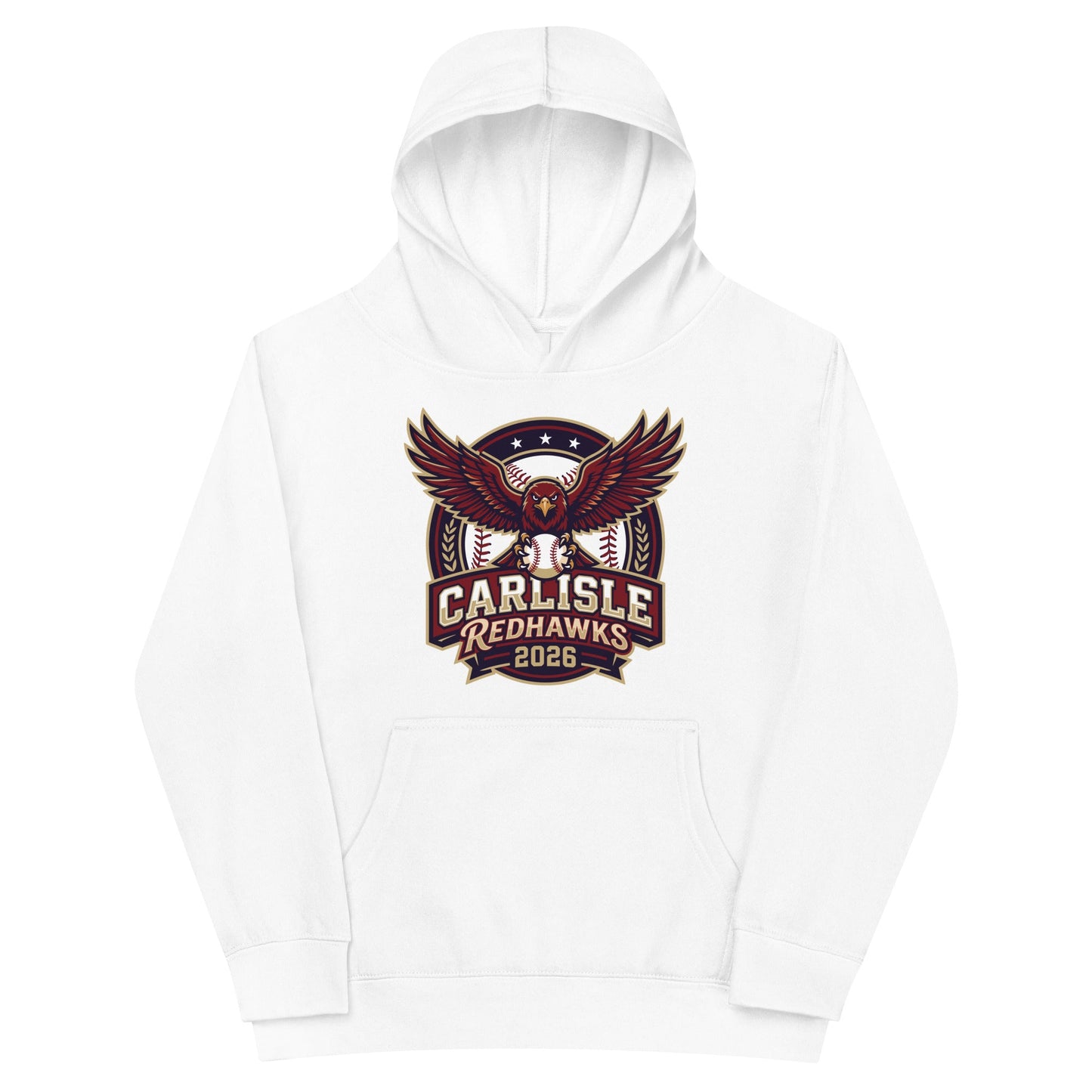 Performance | Youth Hoodie | Carlisle Redhawks | Emblem Logo