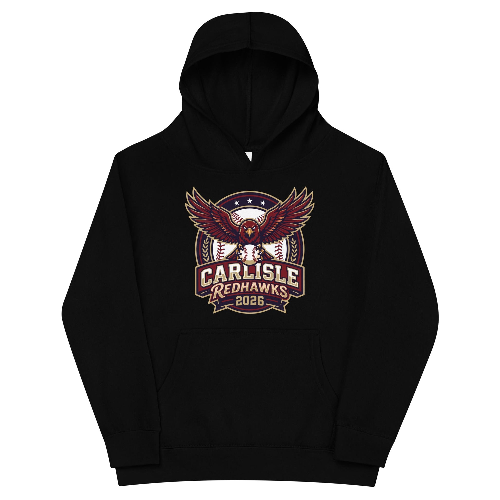Performance | Youth Hoodie | Carlisle Redhawks | Emblem Logo