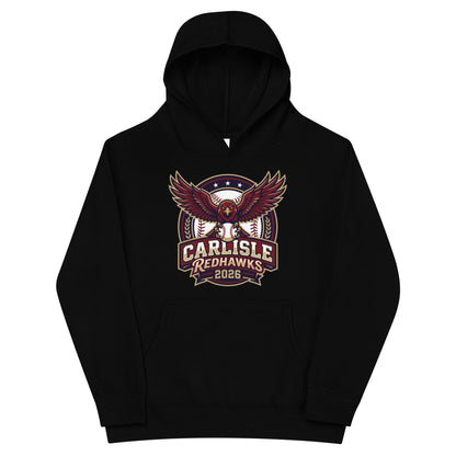 Performance | Youth Hoodie | Carlisle Redhawks | Emblem Logo