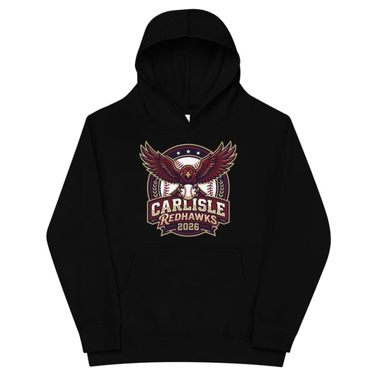 Performance | Youth Hoodie | Carlisle Redhawks | Emblem Logo