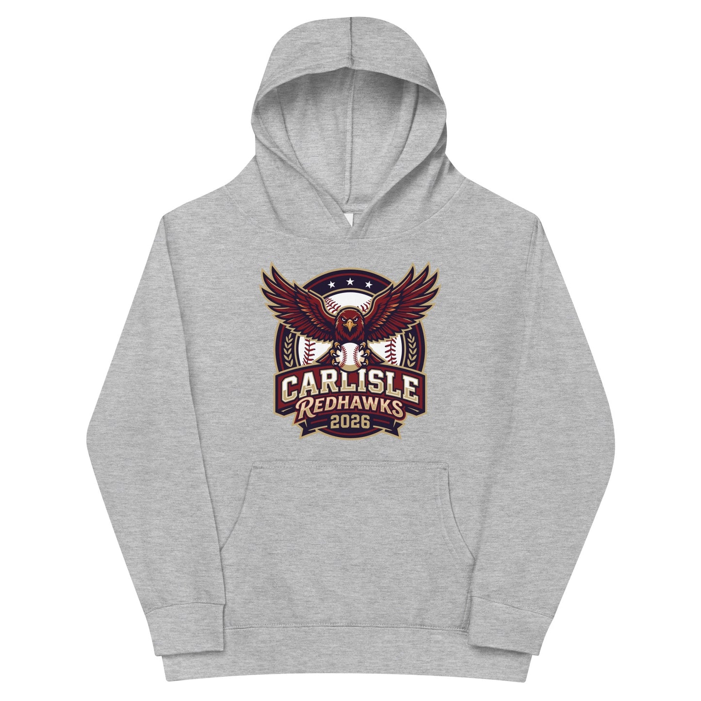Performance | Youth Hoodie | Carlisle Redhawks | Emblem Logo