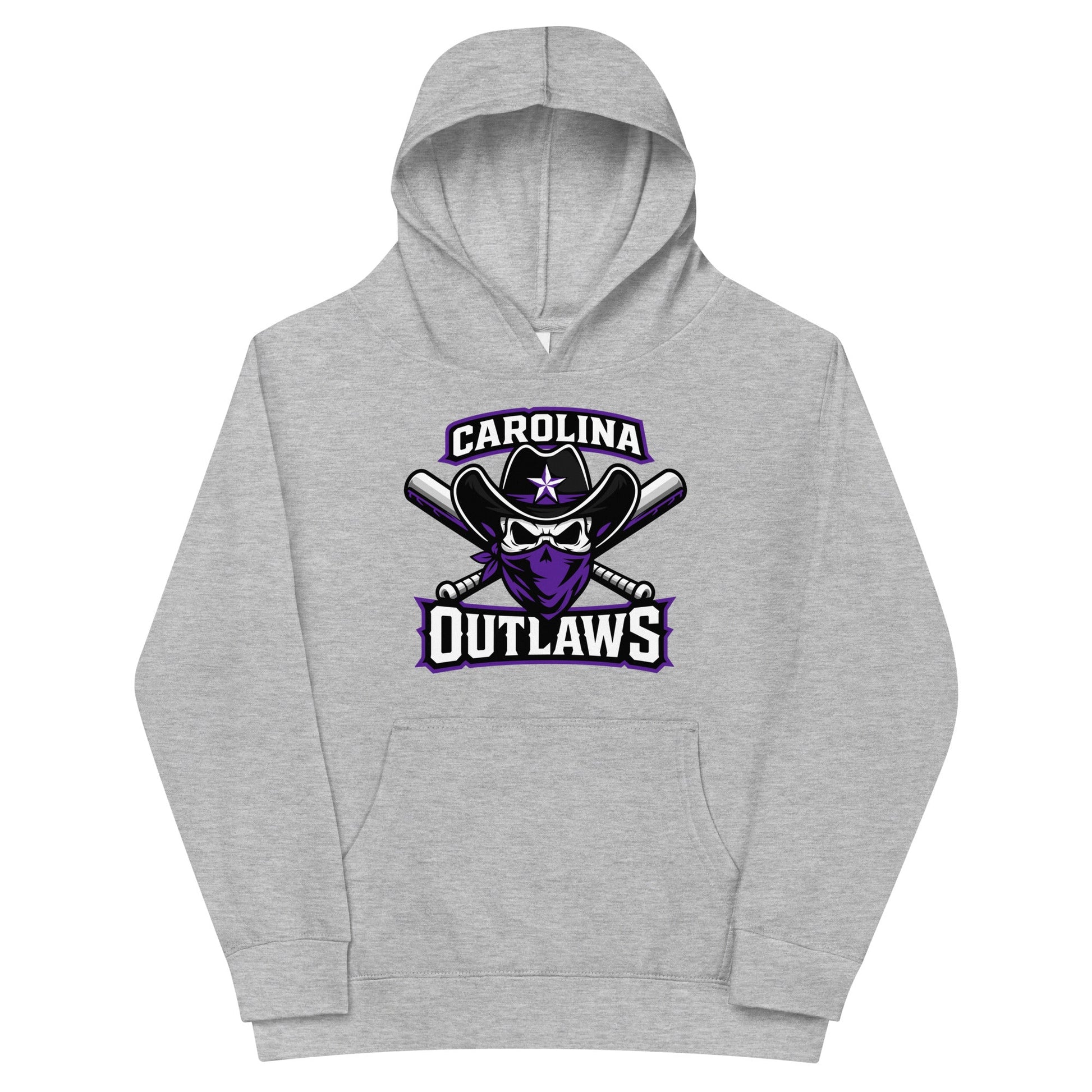 Performance | Youth Hoodie | Carolina Outlaws Baseball | Crest Logo