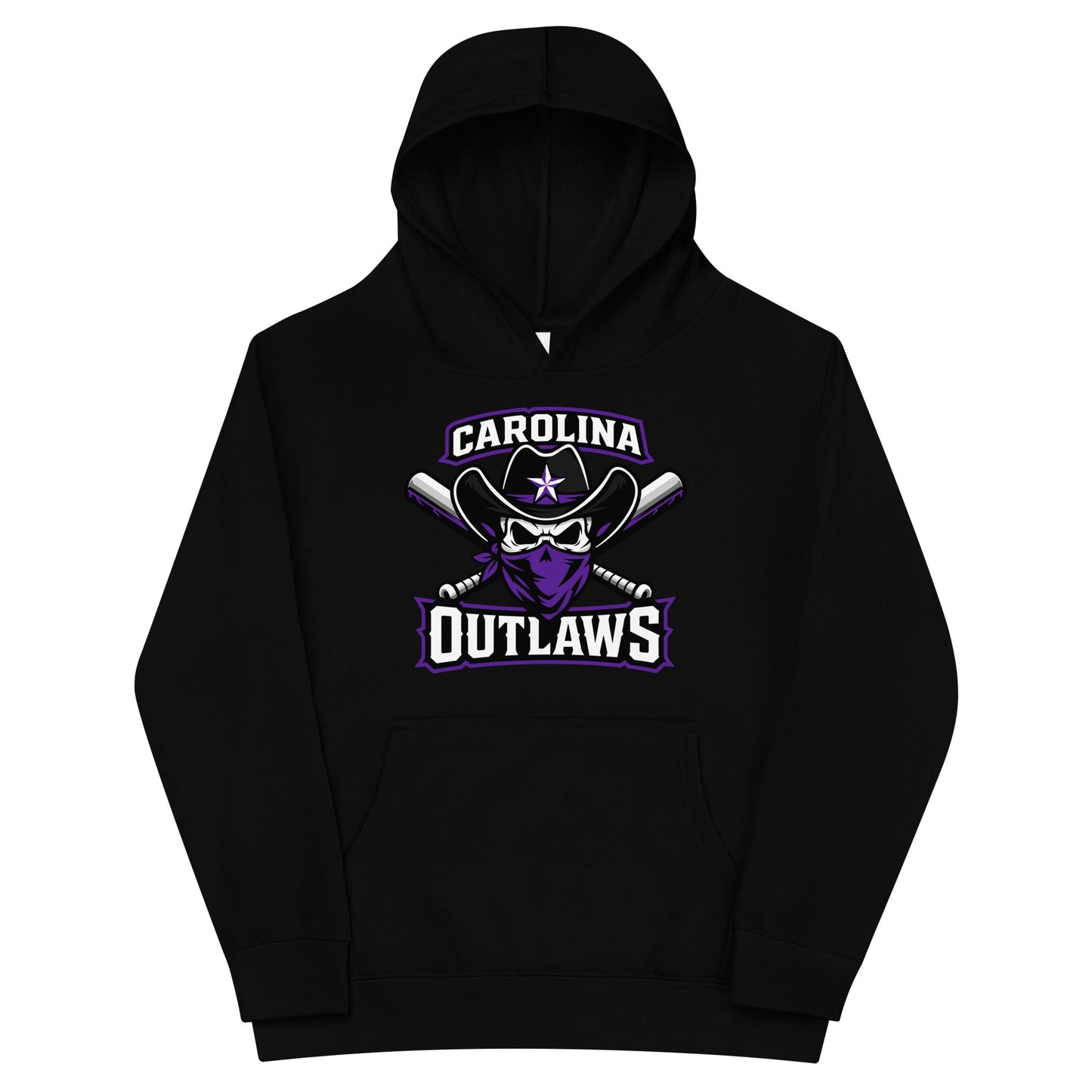 Performance | Youth Hoodie | Carolina Outlaws Baseball | Crest Logo