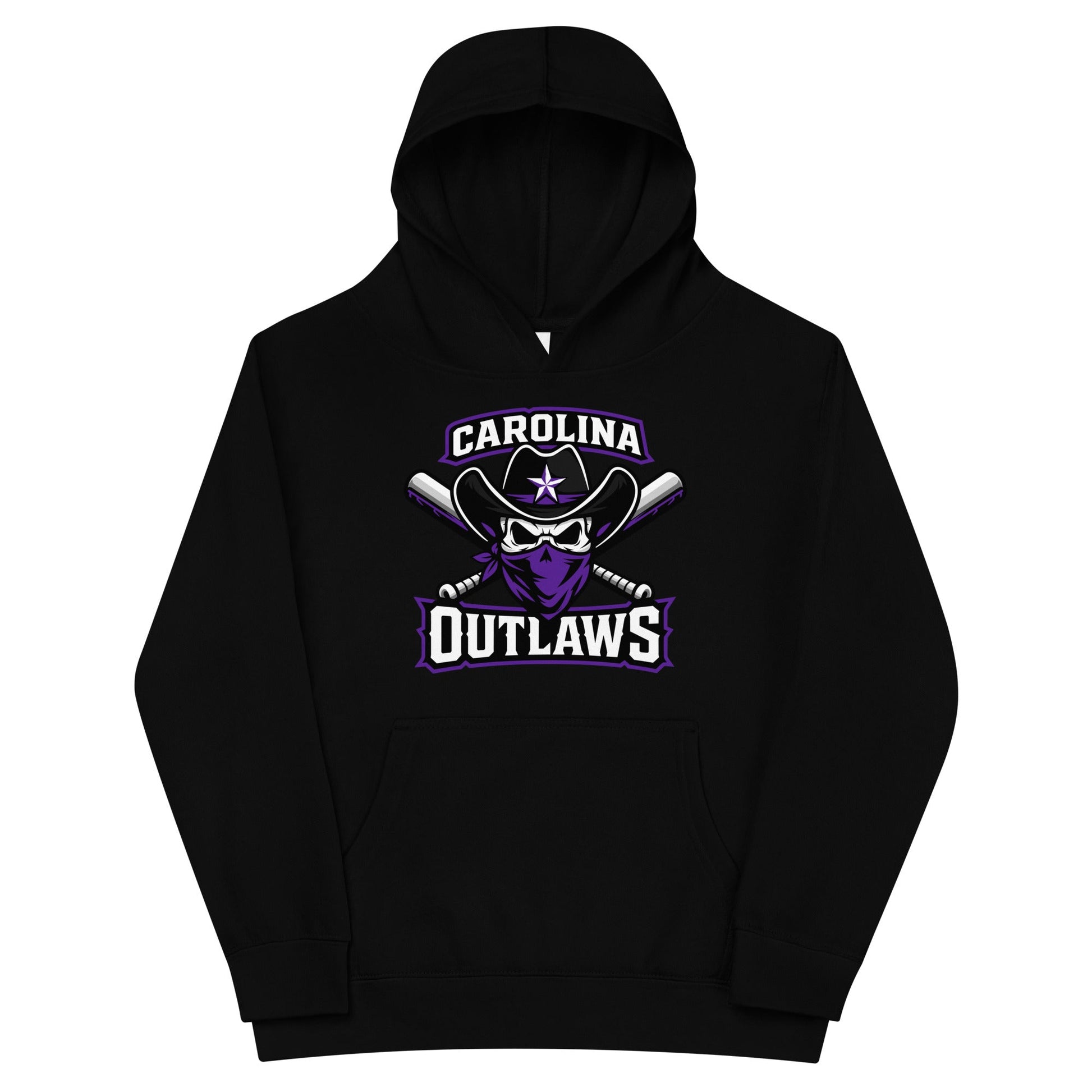 Performance | Youth Hoodie | Carolina Outlaws Baseball | Crest Logo