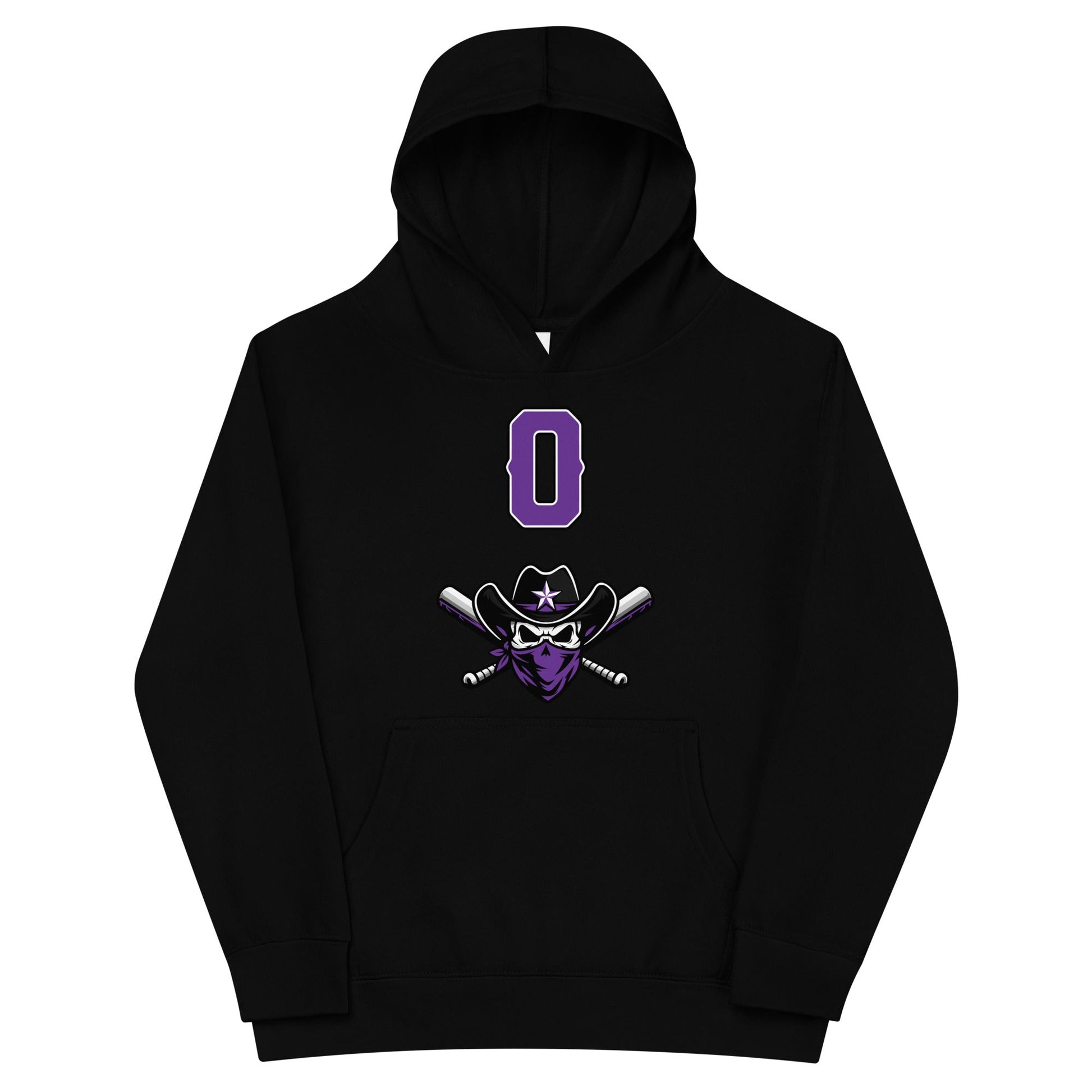 Performance | Youth Hoodie | Carolina Outlaws Baseball | Purple Renegades Logo