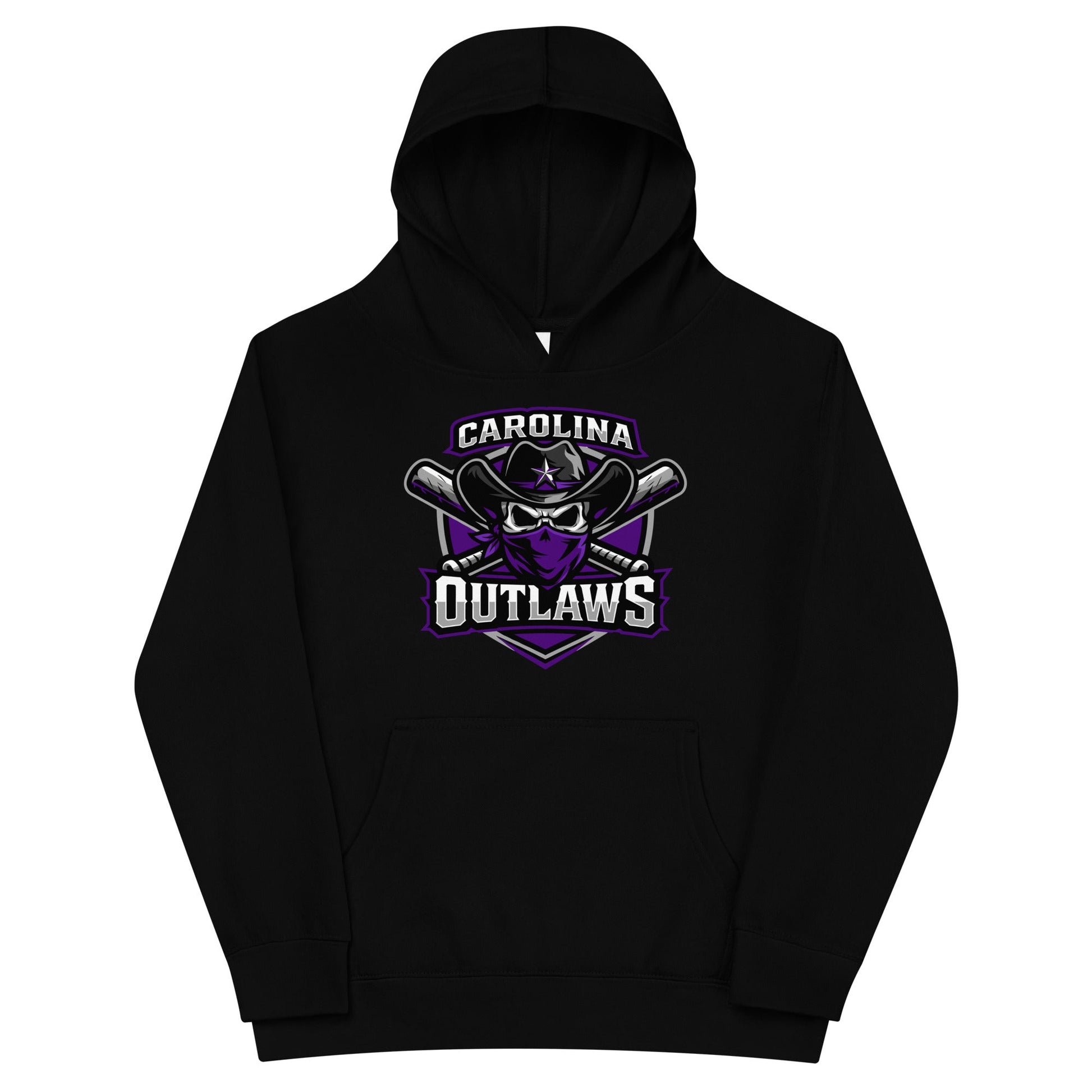Performance | Youth Hoodie | Carolina Outlaws Baseball | Shield Logo