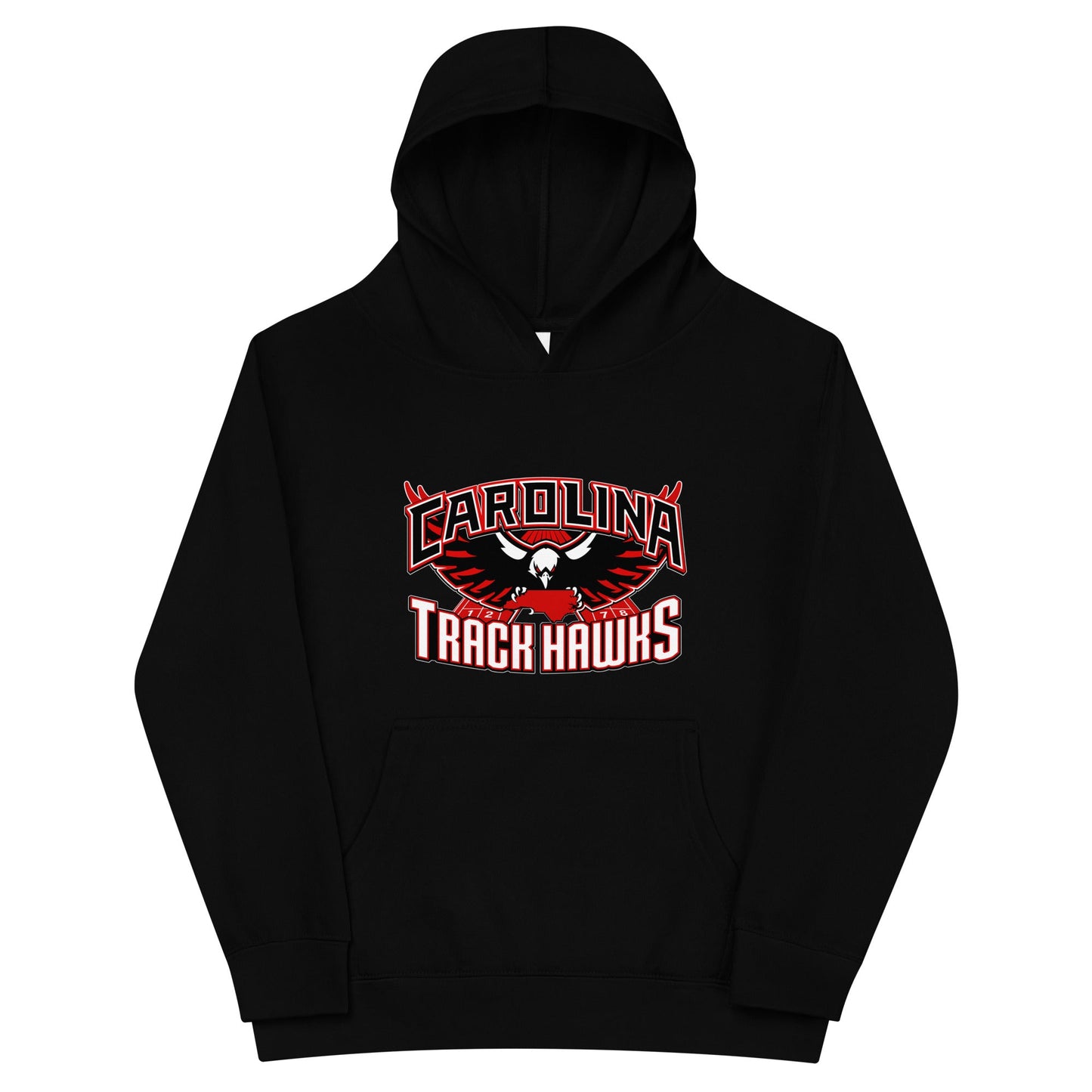 Performance | Youth Hoodie | Carolina track Hawks | Emblem Logo