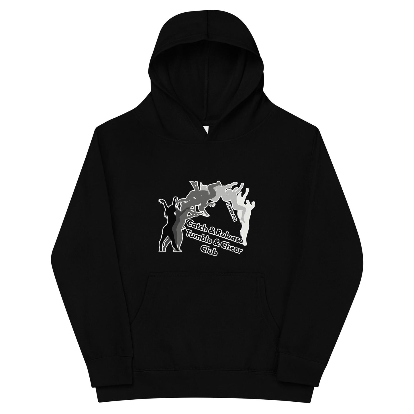 Performance | Youth Hoodie | Catch & Release Tumble & Cheer Club | Tumble Logo