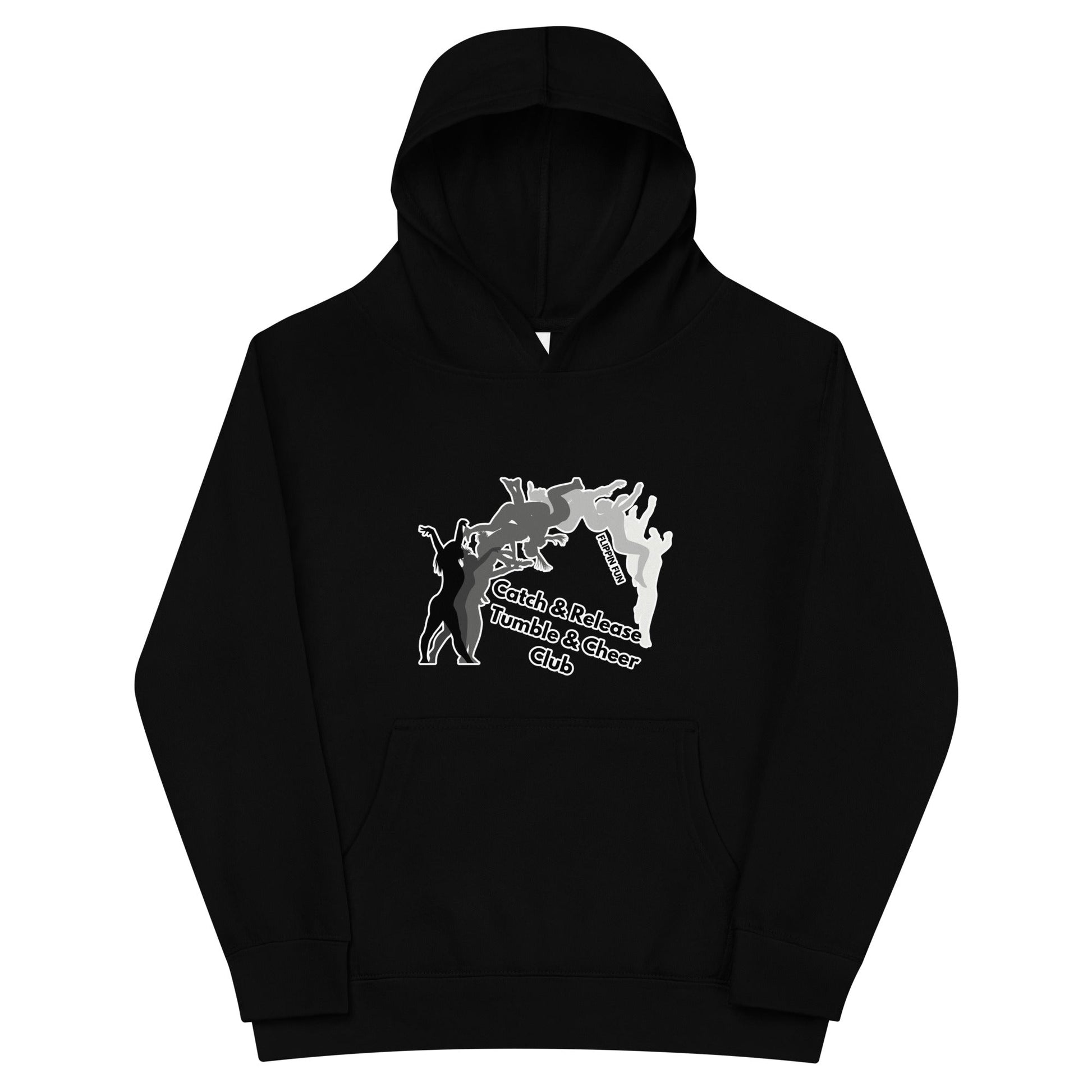 Performance | Youth Hoodie | Catch & Release Tumble & Cheer Club | Tumble Logo