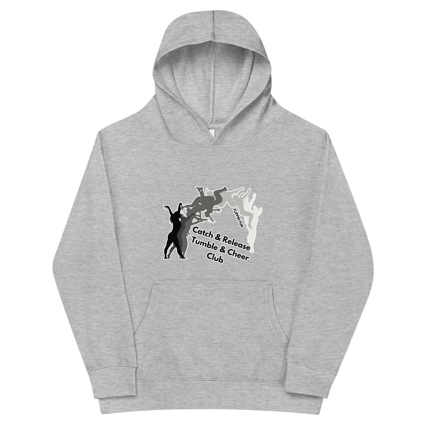 Performance | Youth Hoodie | Catch & Release Tumble & Cheer Club | Tumble Logo