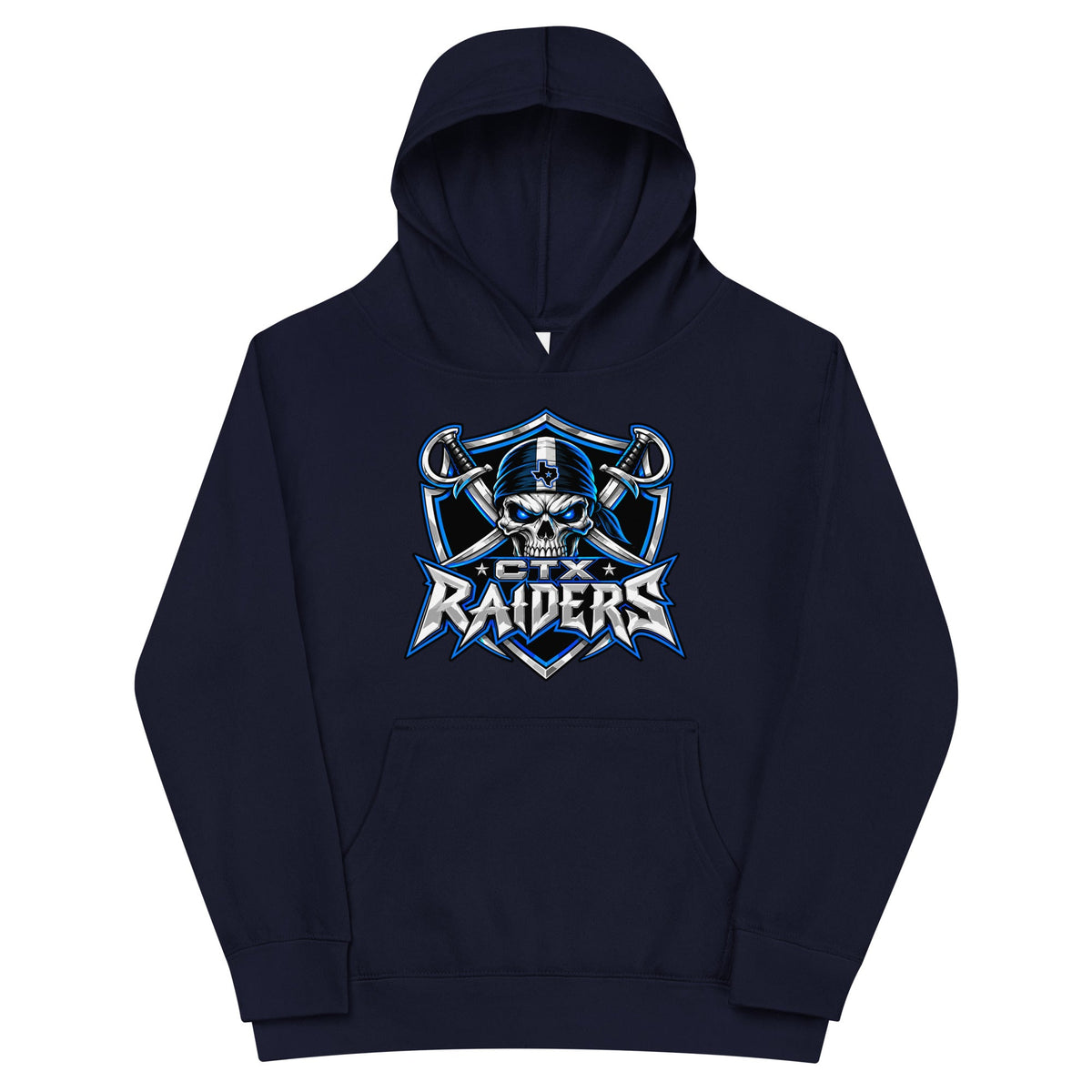 Performance | Youth Hoodie | Central Texas Raiders | Shield Logo