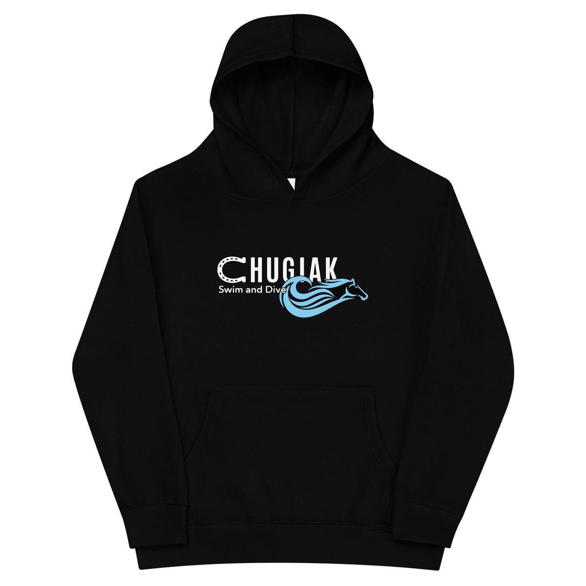 Performance | Youth Hoodie | Chugiak Mustang Swim & Dive | Emblem Logo
