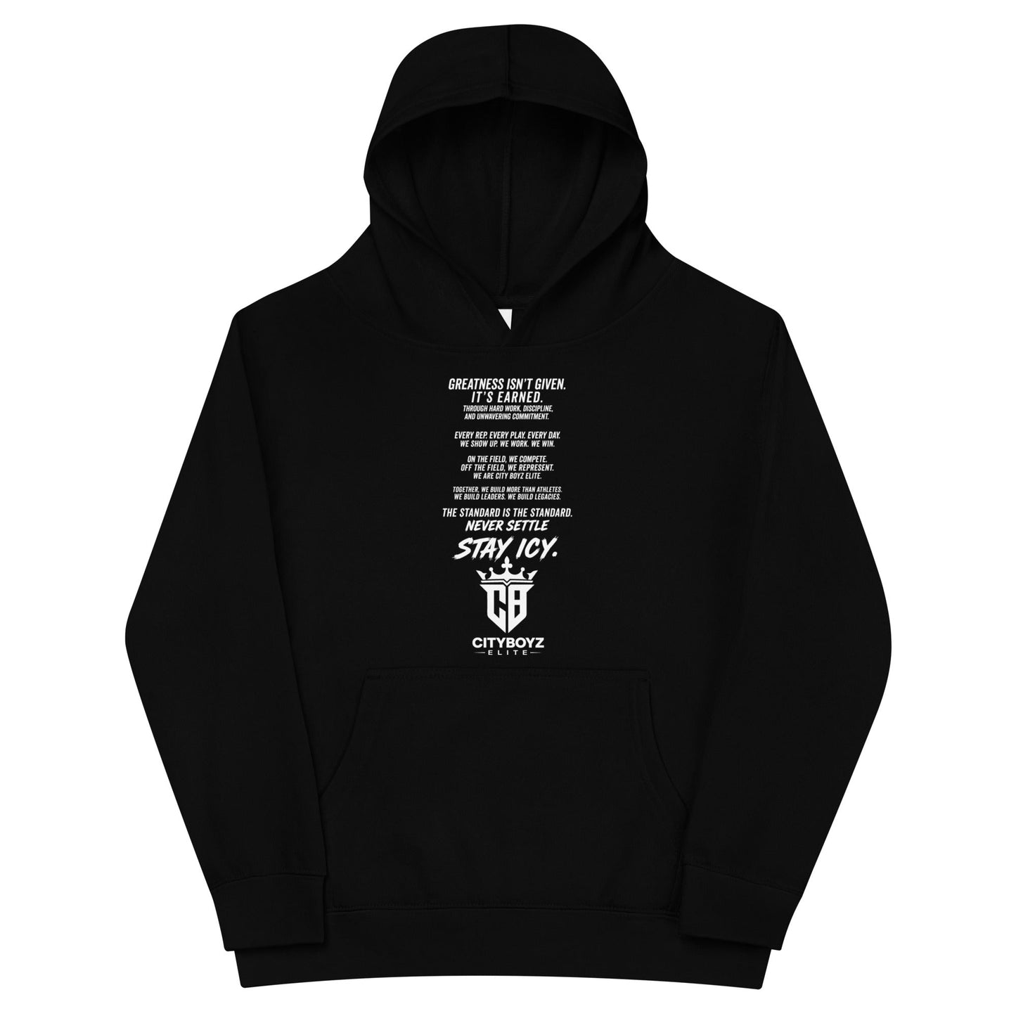 Performance | Youth Hoodie | City Boyz Elite | Legacy Builder Mark Logo