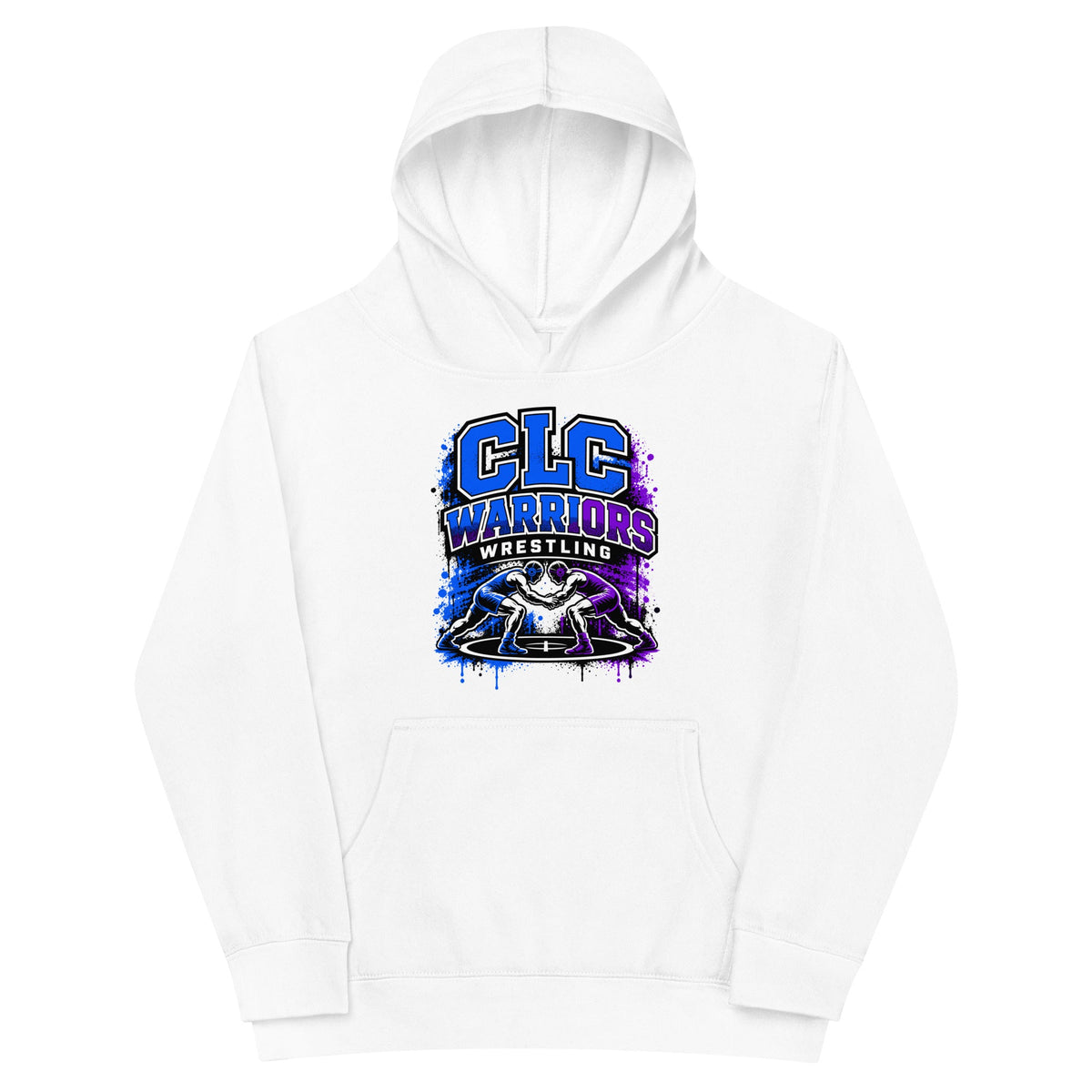 Performance | Youth Hoodie | Clear Lake - Clayton Wrestling | Emblem Logo