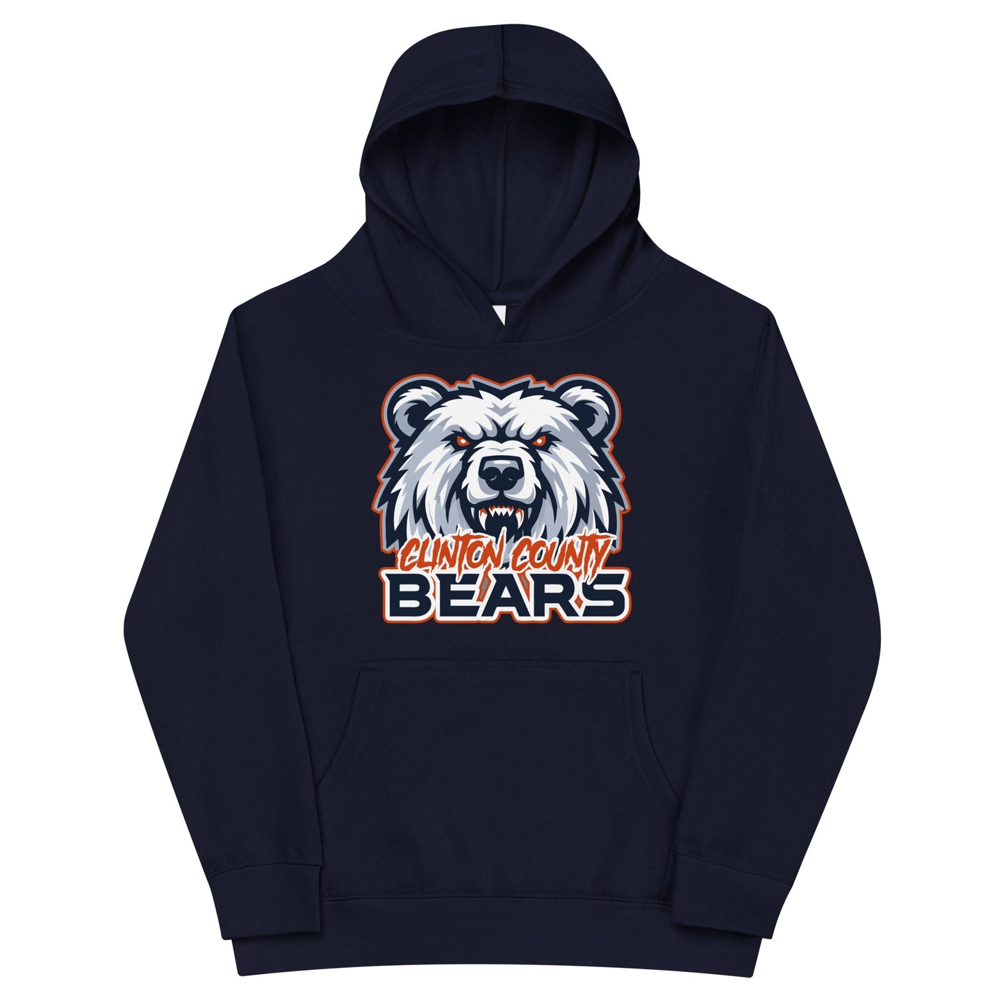 Performance | Youth Hoodie | CLINTON COUNTY BEARS | Bears Mascot Logo