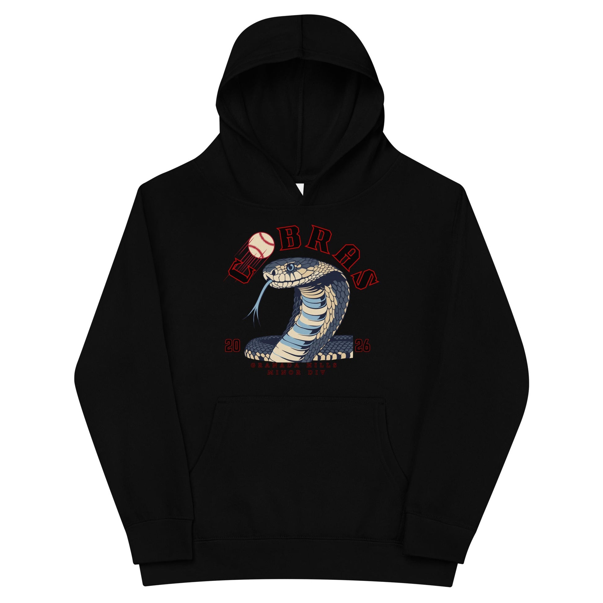 Performance | Youth Hoodie | Cobras '26 | Minor Div Logo